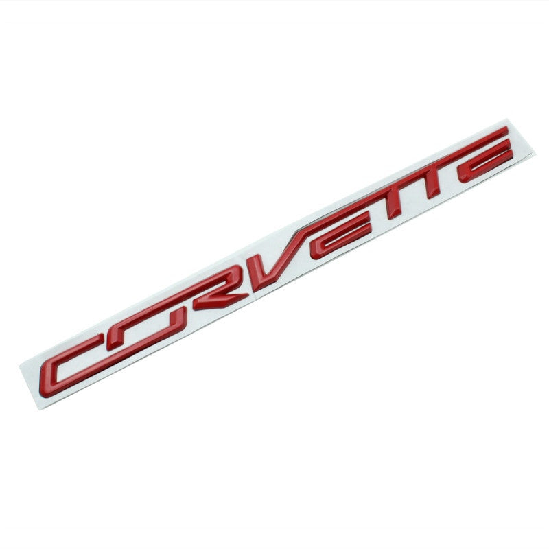 Metal Decals Sticker For Chevrolet Corvette C3 C4 C5 C6 C7 C8 Rear Letters Emblem Badge