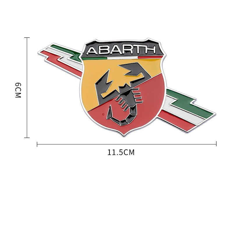 3D Scorpion Emblem Badge Sticker for ABARTH Fiat 500 695 Punto