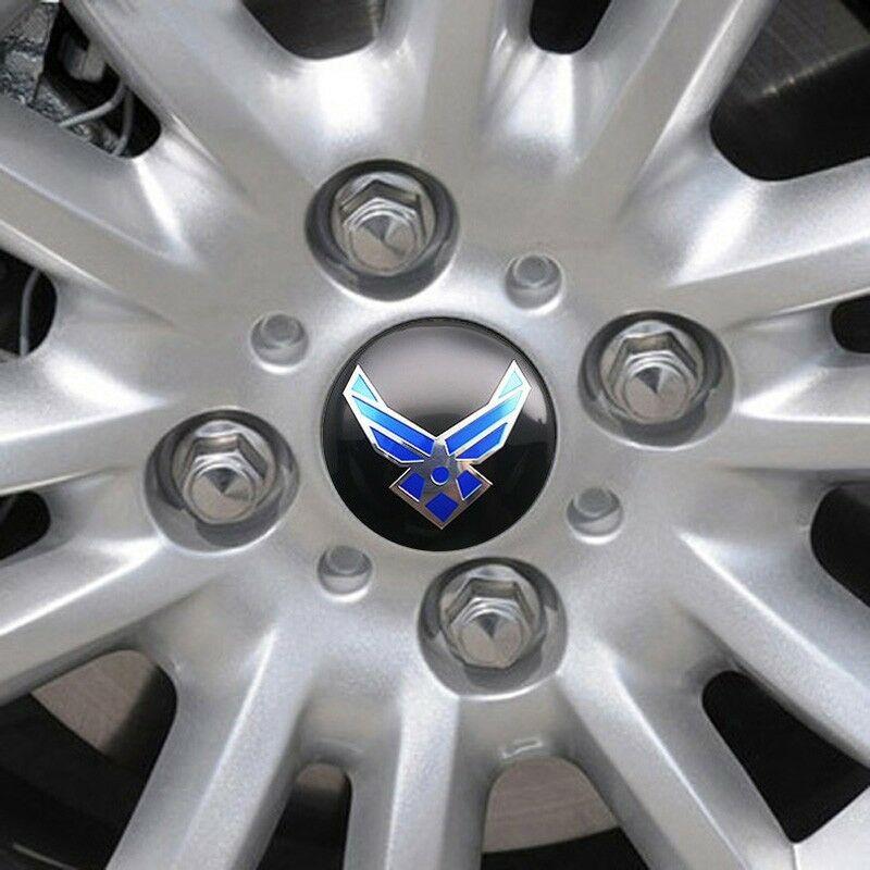 4x Wheel Center Hub Cap Car US Air Force USAF Emblem Badge Decal Stickers 56.5mm