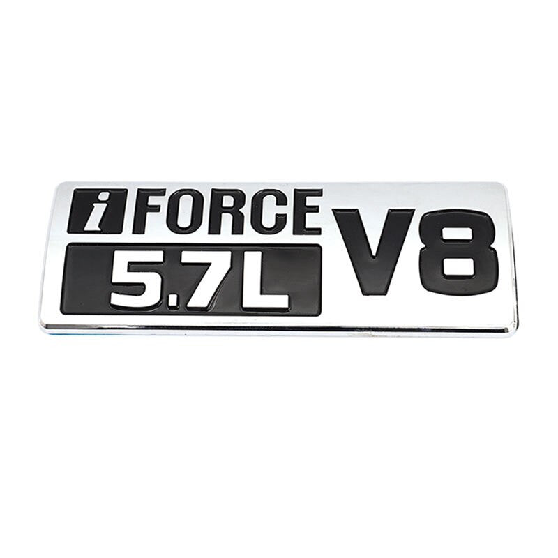 iFORCE 5.7L V8 Stickers Badge Emblem Decals for Toyota Tundra Prado Corolla Highlander