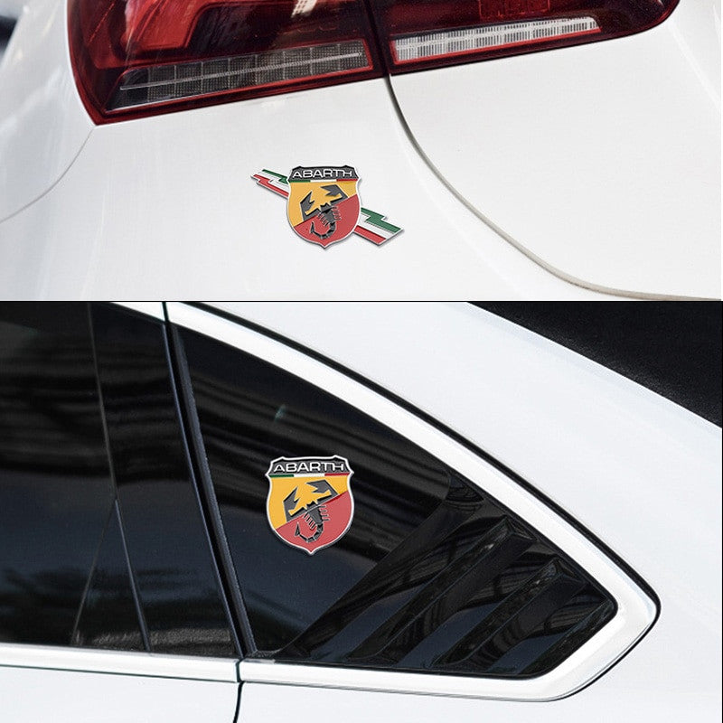 3D Scorpion Emblem Badge Sticker for ABARTH Fiat 500 695 Punto