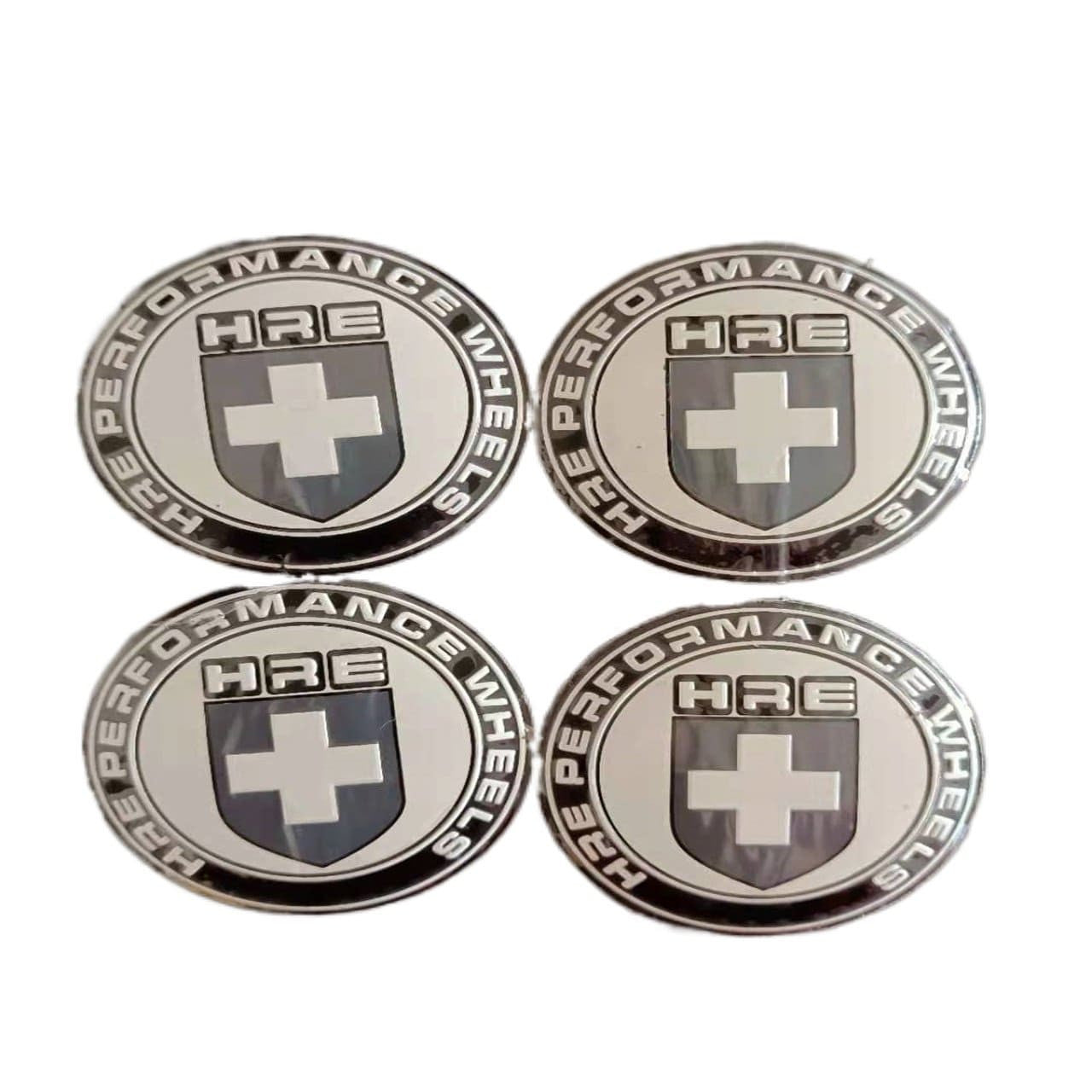 4pcs 56mm HRE PERFORMANCE Car Wheel Center Hub Cap Badge Emblem Decal Stickers-Realmancar