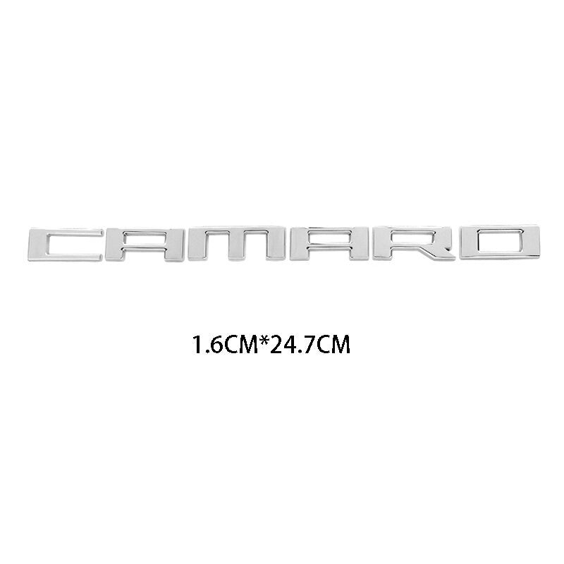 Metal Camaro Badge Emblem Rear Truck Side Fender Sticker Decals For Chevrolet - larahd