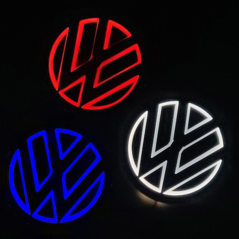 5D Logo Light LED Front Rear Light For VW Volkswagen Passat B6 B7 Passat CC Golf 4 - larahd