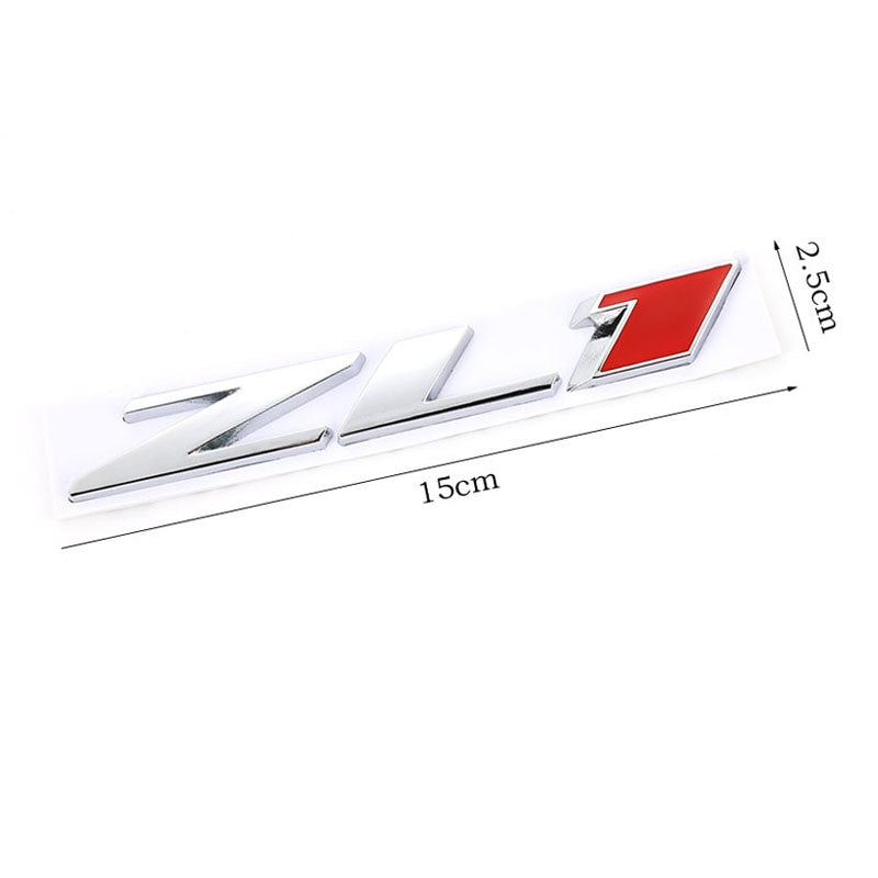 ZL1 Metal Sticker Emblem Badge Trunk Decals for Chevrolet Camaro ZL1