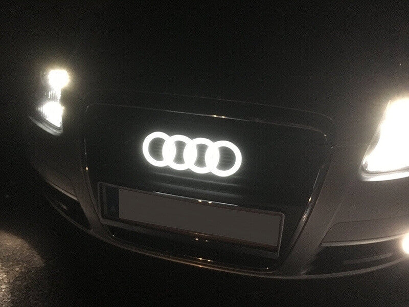 Illuminated Audi Dynamic Led Grille Logo Emblem Lights For Audi RS3 A1 A3 A4 A5 - larahd