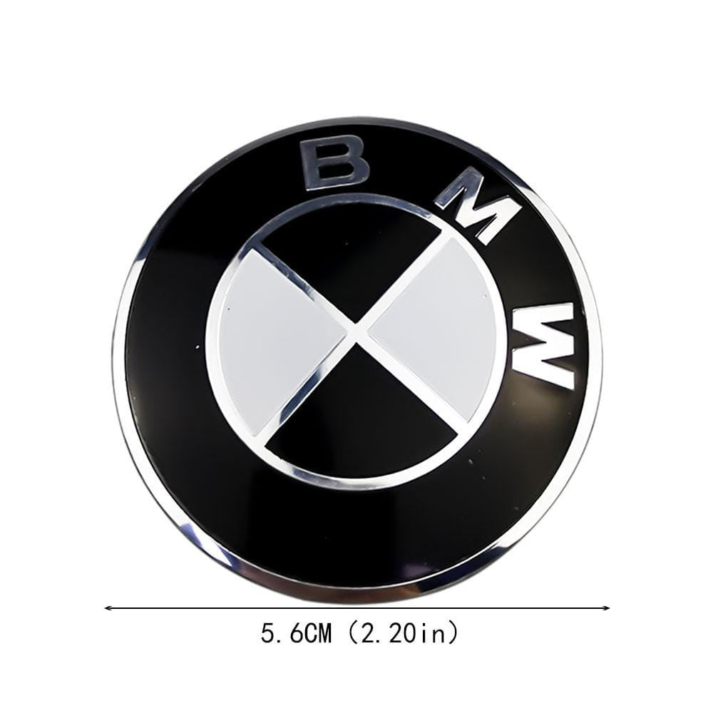 4pcs 56mm Car Rim Wheel Center Hub caps Resin Badge wheel Decal Sticker for BMW - larahd