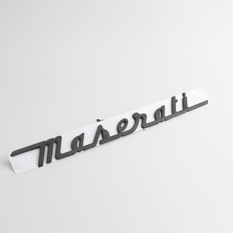 Styling Stickers Decals ABS Trunk Badge for Maserati Levante Quattroporte Ghibli Gransport