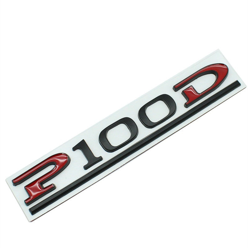 P75D P80D P90D P100D Badge Tesla Rear Trunk Lid Emblem Decal for Model 3 X S Y