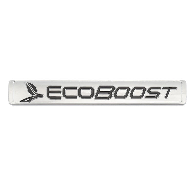 Metal Ecoboost Sticker Emblem Badge Decal for Ford Focus 2 3 4 Fiesta Kuga Escape Mondeo Edge