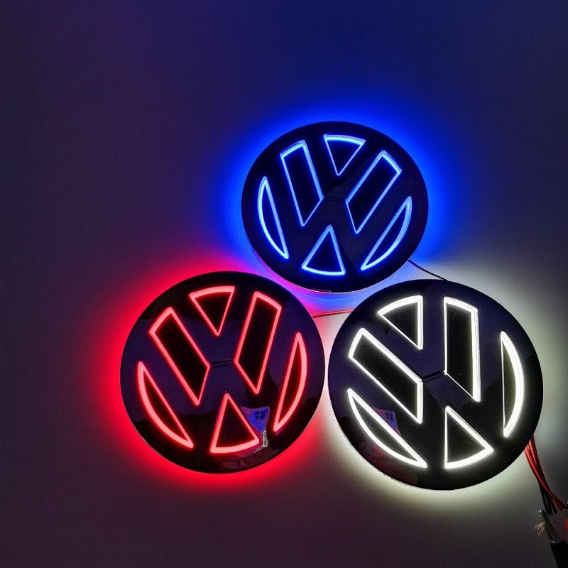 5D Logo Light LED Front Rear Light For VW Volkswagen Passat B6 B7 Passat CC Golf 4 - larahd