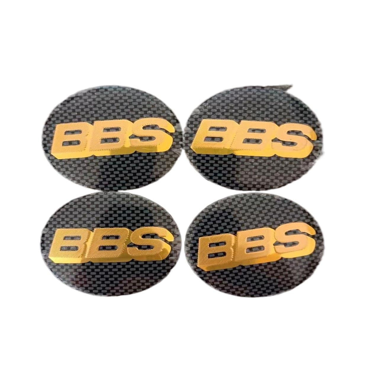 4PCS 56mm Hub Cap Car Rim Wheel Center Cover Emblem Wheel Center Hub Badge Sticker BBS Logo For Universal Car-Realmancar