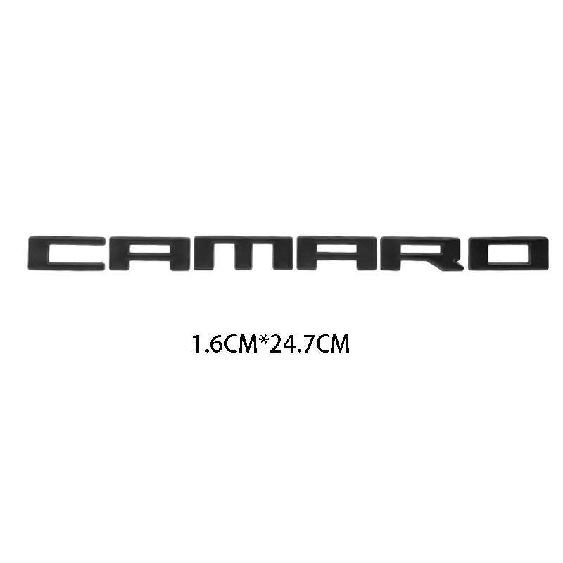 Metal Camaro Badge Emblem Rear Truck Side Fender Sticker Decals For Chevrolet