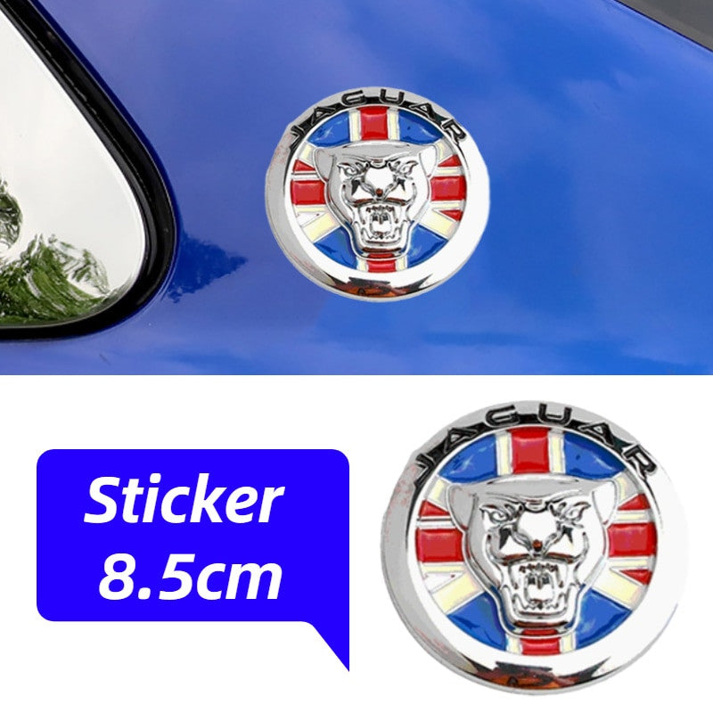 Jaguar Front Grill Badge Trunk Sticker for X Type S-Type XF X260 X350 XJS F-type XE