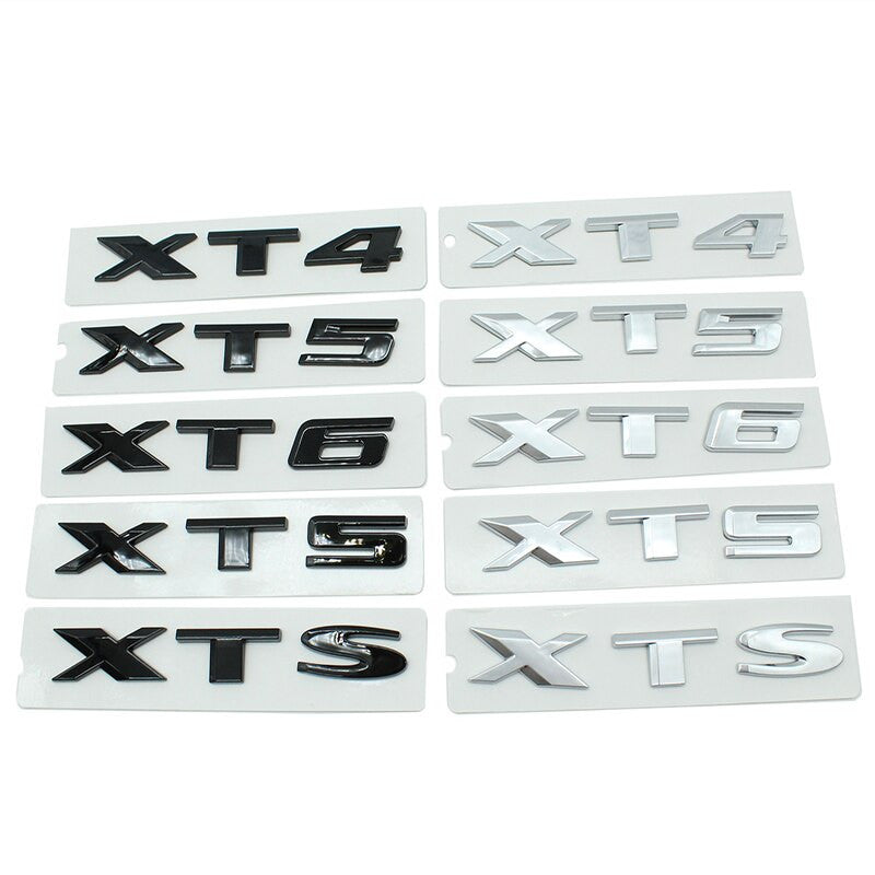 Back Trunk ABS Sticker For Cadillac CT4 CT5 CT6 ATS XT4 XT5 XT6 Badge Emblem - larahd