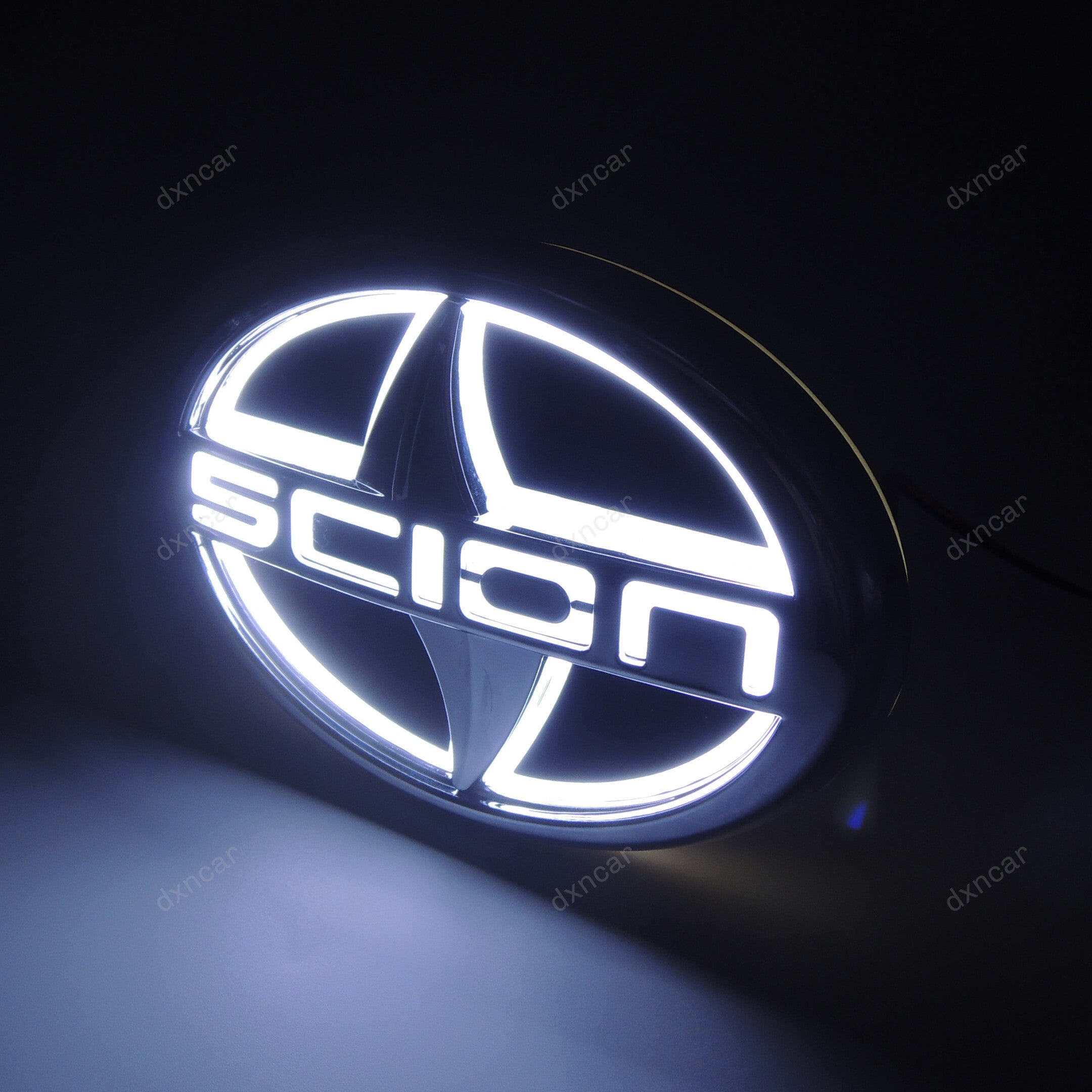 Illuminated Motors 5D LED Car Tail Rear Logo Light Badge Lamp Emblem Fits Scion