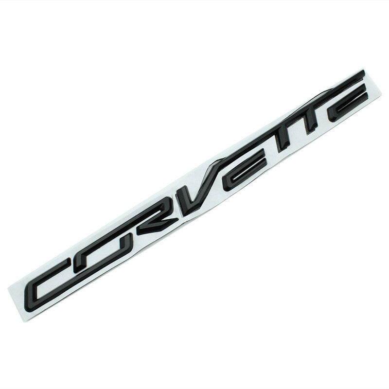 Metal Decals Sticker For Chevrolet Corvette C3 C4 C5 C6 C7 C8 Rear Letters Emblem Badge