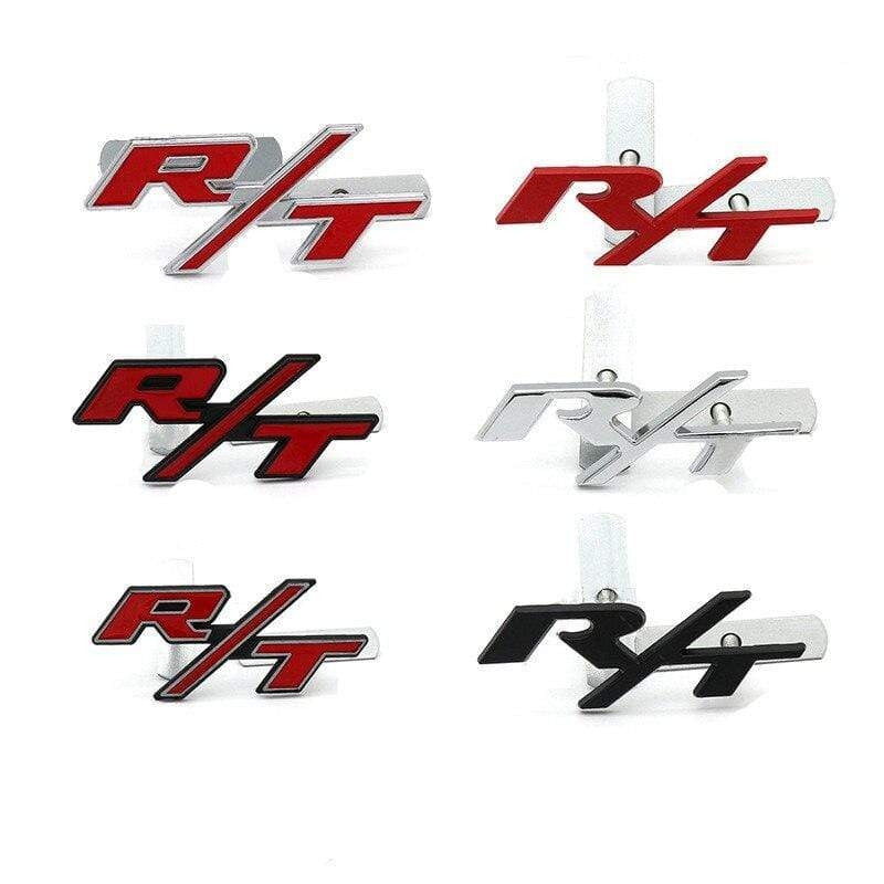 Alloy Car Front Grille Emblem Body Sticker For Dodge R/T RAM Journey Jcuv Charger Challenger Caliber Nitro Auto Styling - larahd