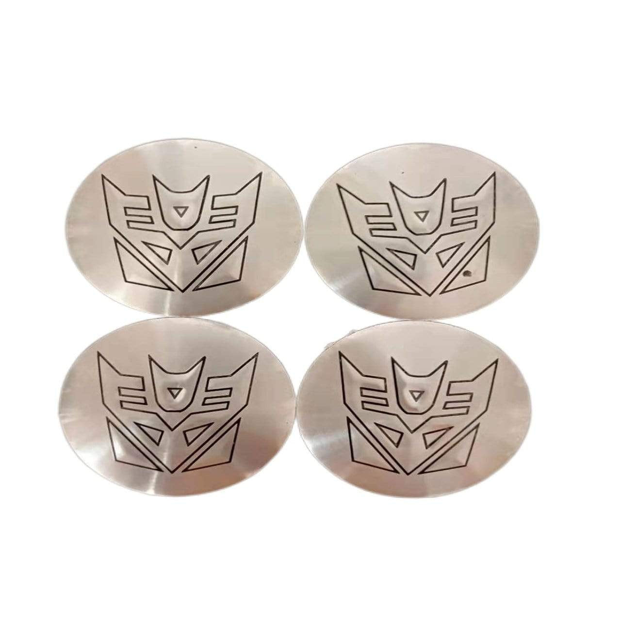 4pcs 56mm Transformers Autobots Decepticons Car Wheel Center Stickers Wheel Center Hub Caps Badge Emblem Decal-Realmancar