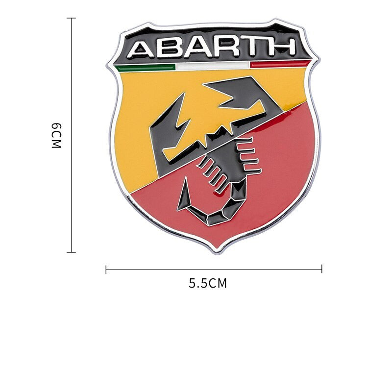 3D Scorpion Emblem Badge Sticker for ABARTH Fiat 500 695 Punto