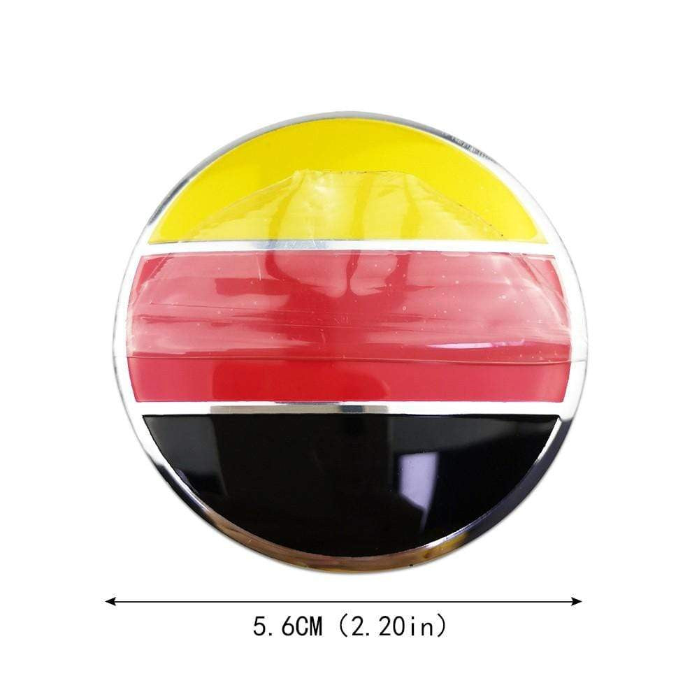 4PCS 56mm Germany America Italy National Flag Car Wheel Center Hub Cap Sticker Auto Tire Emblem Badge Decal-Realmancar