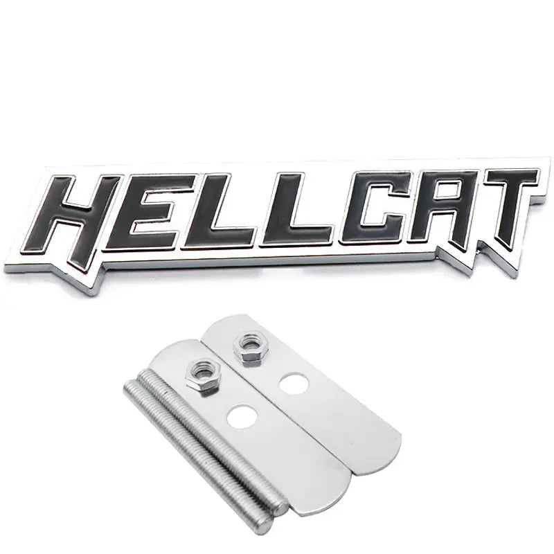 Dodge Challenger HELLCAT Charger Viper RAM Journey Caravan Sticker Front Grille Emblem - larahd