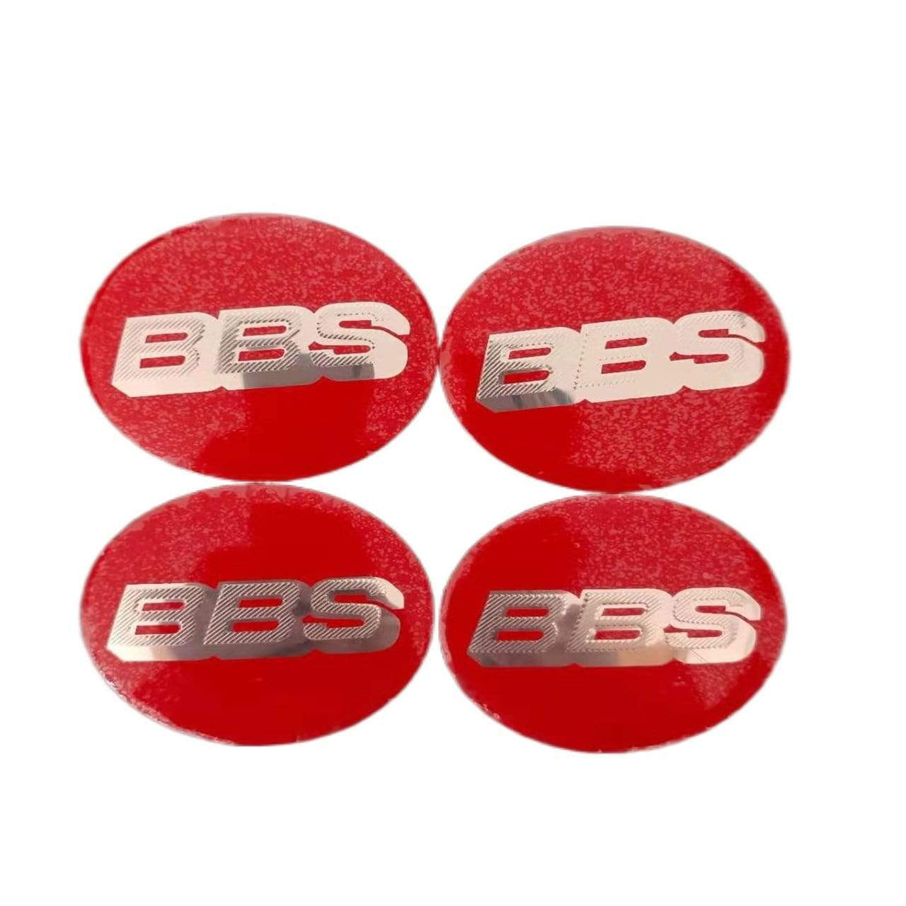 4PCS 56mm Hub Cap Car Rim Wheel Center Cover Emblem Wheel Center Hub Badge Sticker BBS Logo For Universal Car-Realmancar