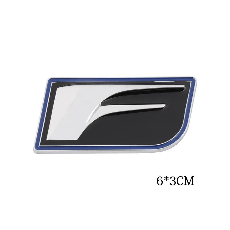 F-Sport Emblem Metal Logo Badge Side Fender Marker Trunk Lid for Lexus