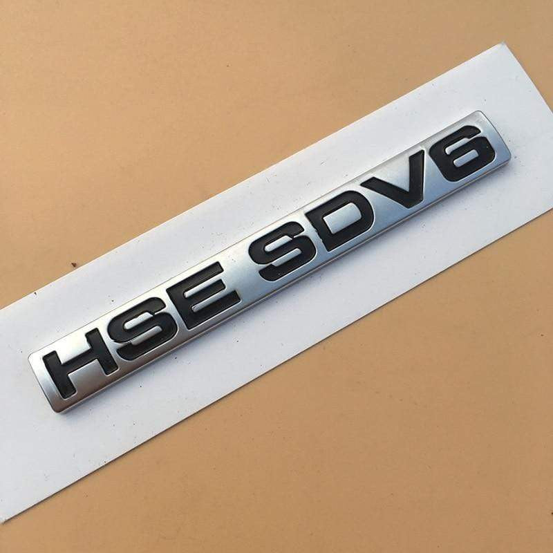 SPORT Emblem for Land Range Rover SV Autobiography Discovery HSE Luxury SCV6 SDV6 SDV8 Si4 Bar Badge Car Styling Trunk Sticker - larahd