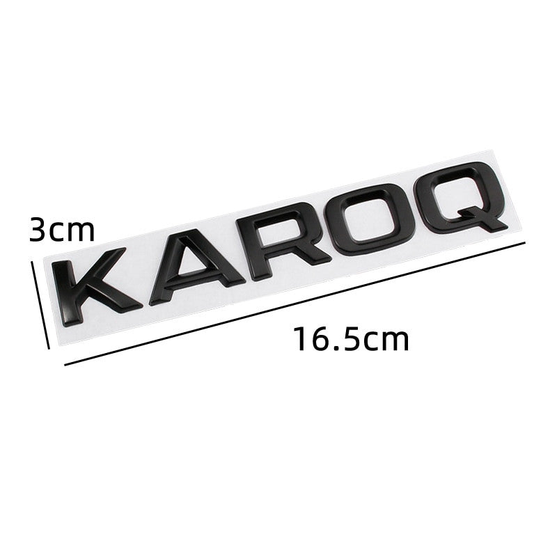 Skoda Rear Trunk Letters Replace Badge Emblem Metal Stickers For Octavia SUPERB FABIA - larahd