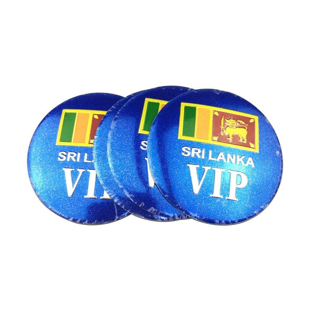 4PCS 56mm Sri Lanka Flag VIP Logo Car Wheel Center Hub Cap Sticker Emblem Badge Decal for SAAB SEAT Peugeot Doage KIA MG