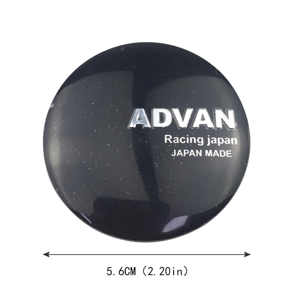 4PCS 56mm Advan HRE JAF Car Wheel Center Hub Cap Sticker Auto Tire Emblem Badge Decal-Realmancar