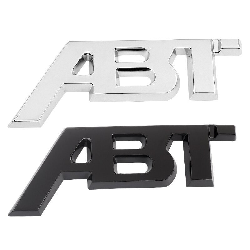 Metal ABT Badge 4Motion Emblem Decals Front Grille Stickers For Audi - larahd