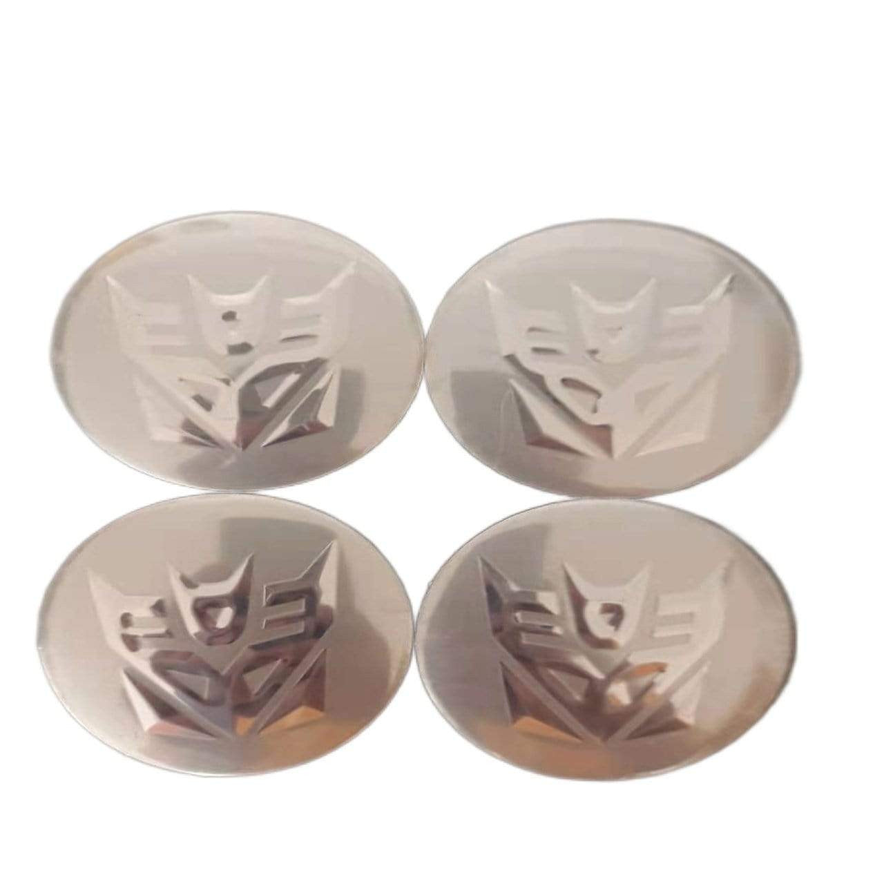 4pcs 56mm Transformers Autobots Decepticons Car Wheel Center Stickers Wheel Center Hub Caps Badge Emblem Decal-Realmancar