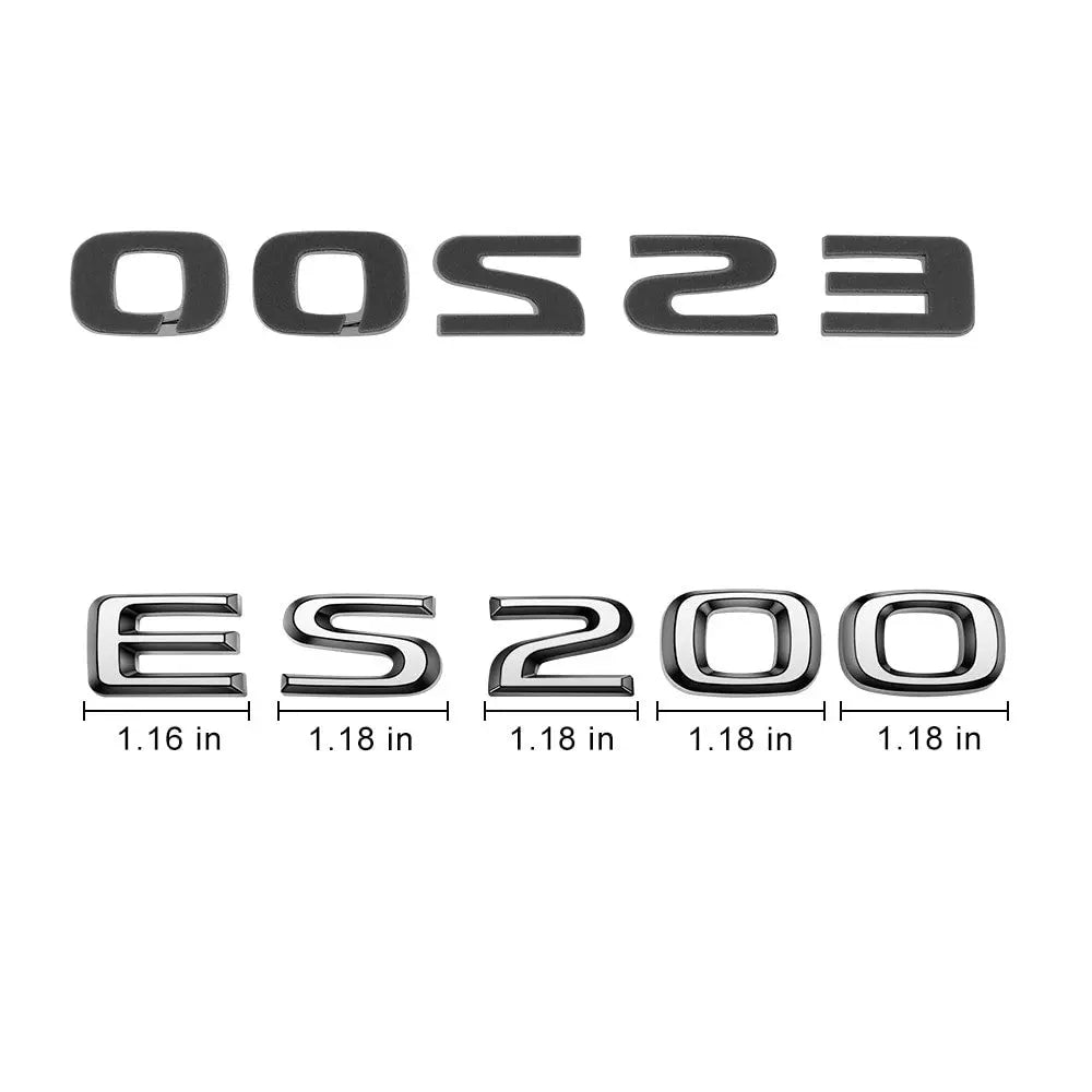 Rear Trunk Sticker For Lexus IS300 IS250 RX350 NX Series HYBRID Emblem Badge - larahd