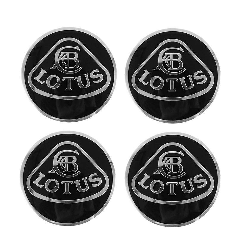 4pcs 56.5mm Lotus Logo Car Wheel Center Hub Cap Sticker Auto Tire Emblem Badge Decal