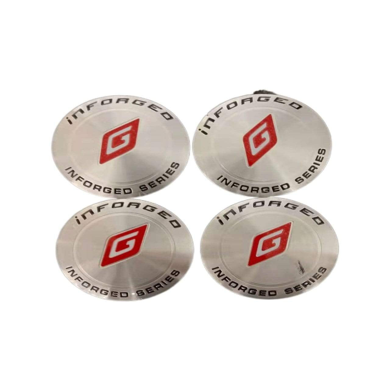 4pcs 56mm Inforged Series Car Wheel Center Hub Cap Badge Emblem Sticker-Realmancar