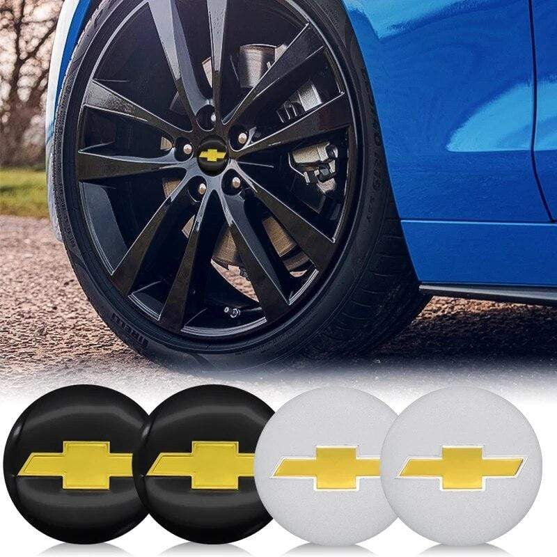 56MM Car Wheel Center Hub Caps Emblem Sticker For Chevrolet Lacetti Aveo Cobalt Cruze Malibu Trax Camaro Sail Captiva Epica-Realmancar