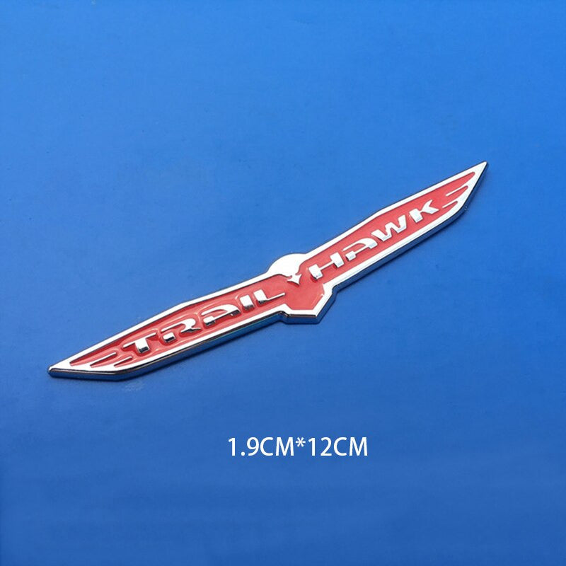 1x Car Fender Tailgate 3D Alloy TRAIL HAWK Emblem Badge Nameplate Sticker