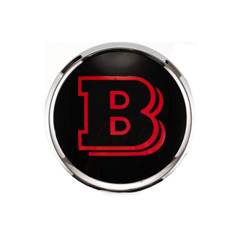 Mercedes Benz Brabus Car Front Center Grille Emblem Badge Decal for C E Class GLA GLK ML GL GLC GLE W212 W207 W207-Realmancar