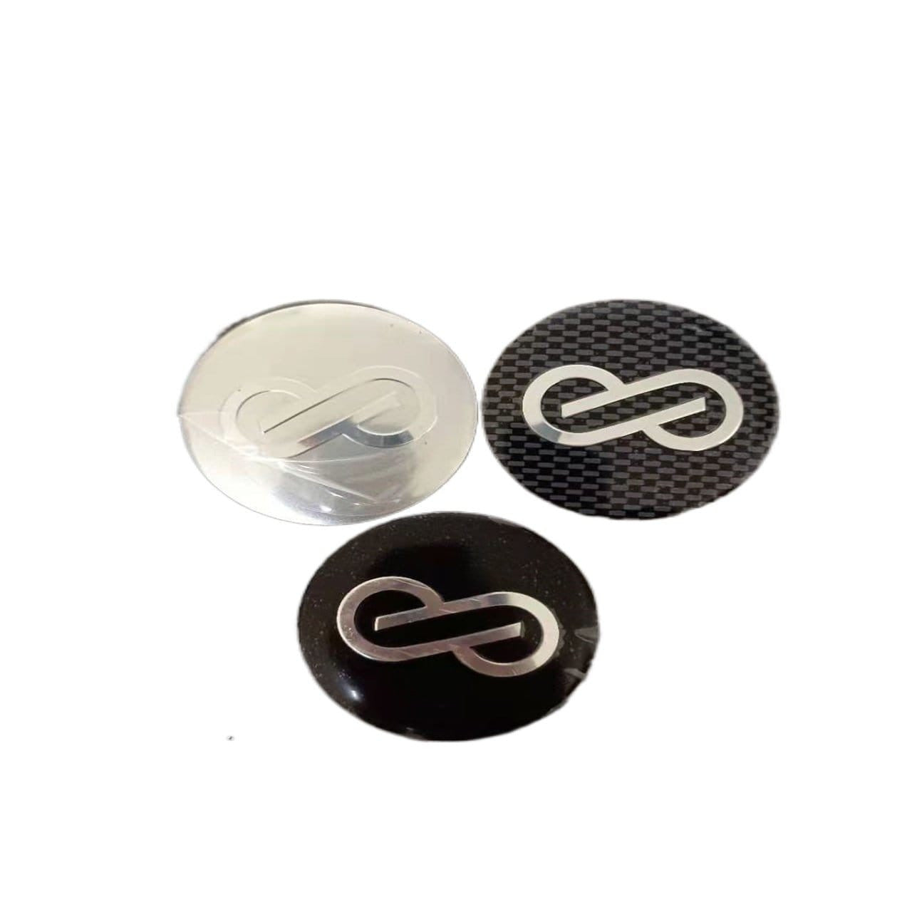 56MM ENKEI Wheels Center Cap Stickers Number 8 LOGO Badge Emblems-Realmancar