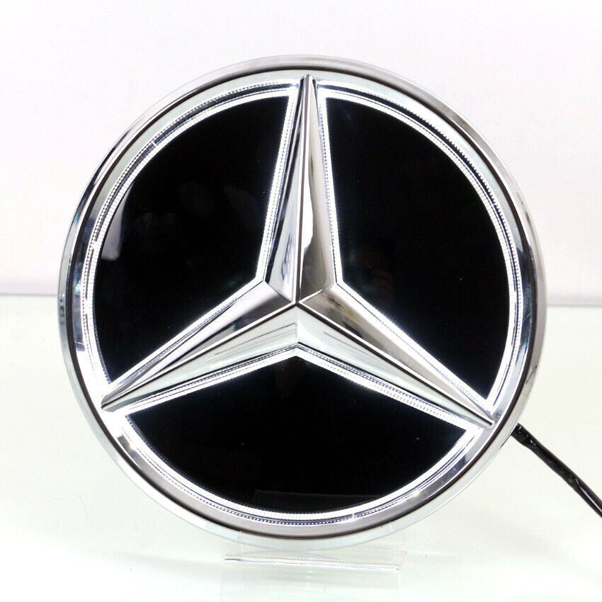 Mirror Car Led Star Logo Grille Badge Light For Mercedes Benz C Class 2019-2020