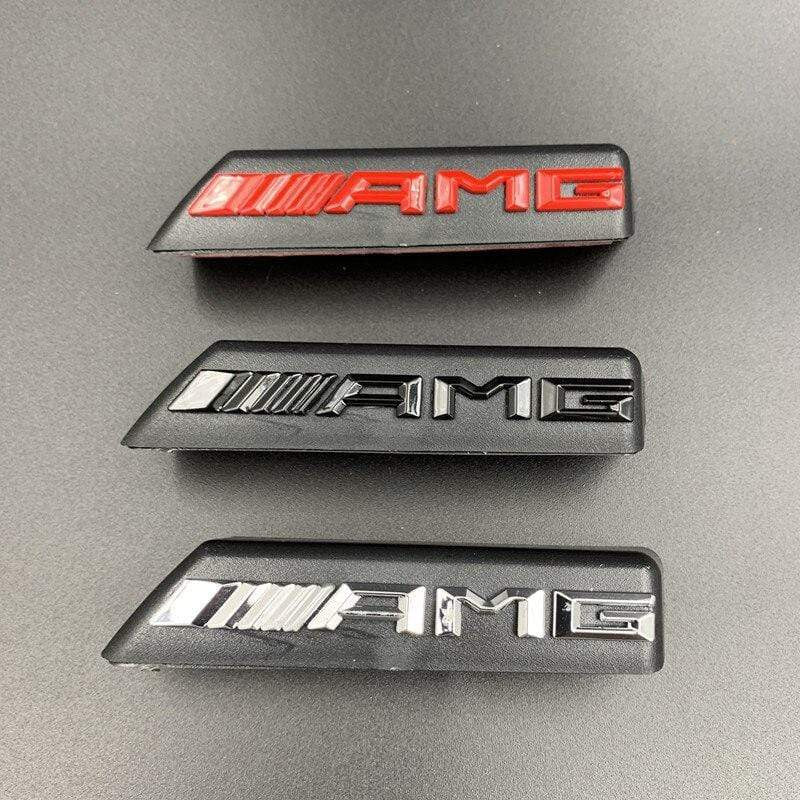 Car Sticker Emblem Front Grille Badge For Mercedes Benz AMG A B C E Class W176 W246 W203 W204 W205 - larahd