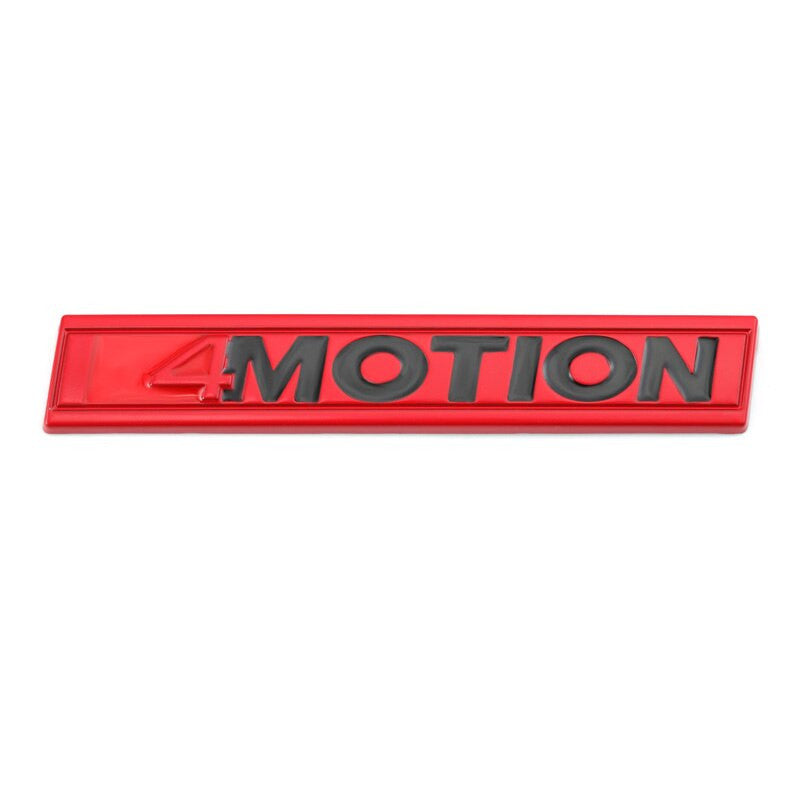 4 Motion Stickers Emblem Badge Decals Front Hood Grille for Volkswagen - larahd