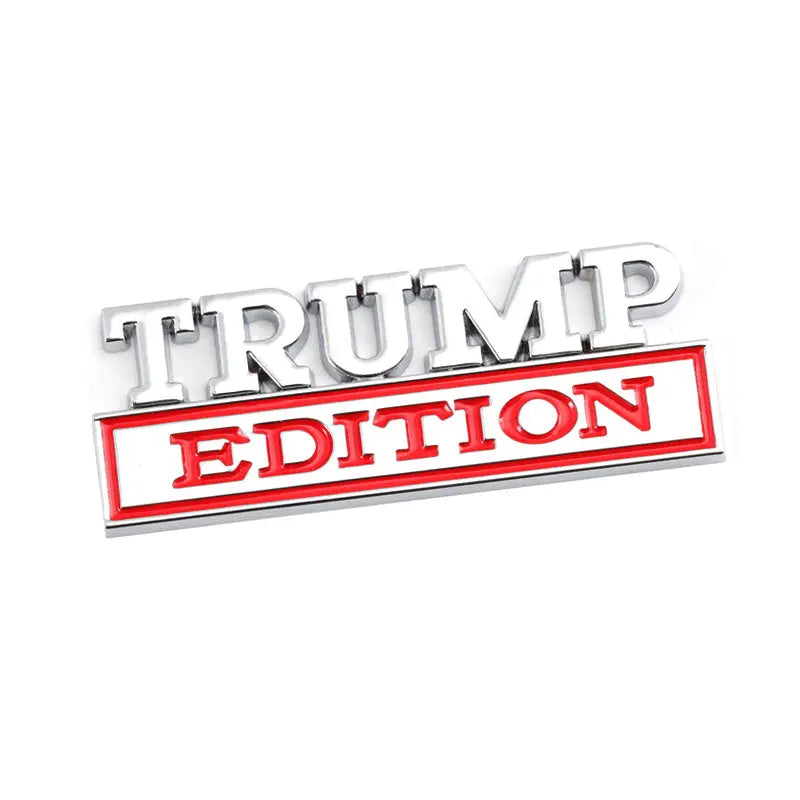 TRUMP Edition Badge Emblem Hood Grille for Subaru Chevrolet Honda Jeep Ford Nissan Lexus - larahd