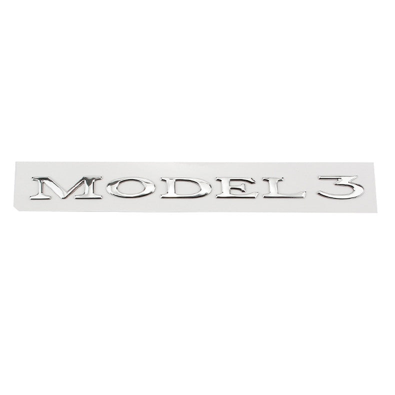 Replace ABS Letter Rear Tail Emblem Sticker Badge Decal For TESLA Model 3 X S