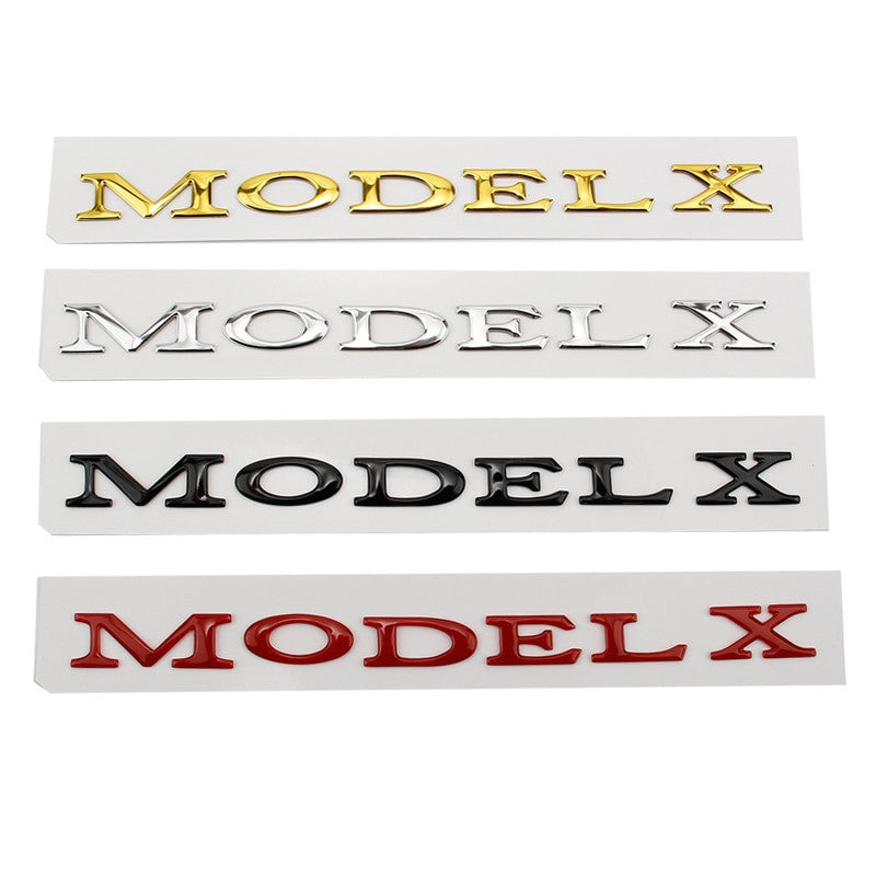 Replace ABS Letter Rear Tail Emblem Sticker Badge Decal For TESLA Model 3 X S - larahd