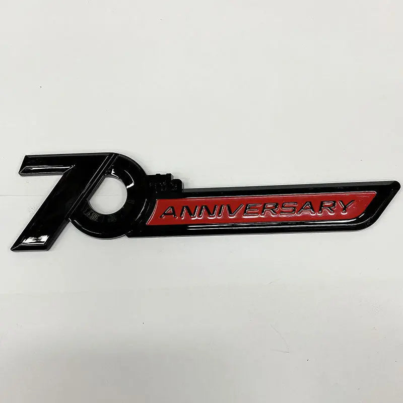 1 pic Side Emblem 70th Anniversary 3D Emblem Trunk Badge Sticker For Toyota Land Cruiser