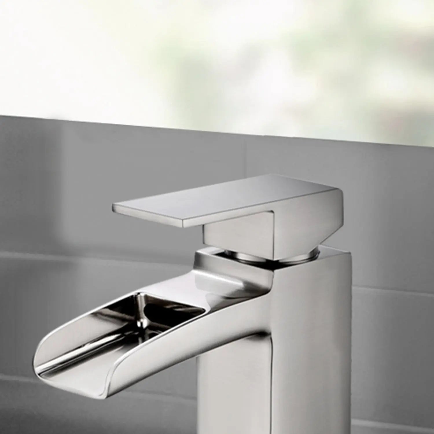 Single-Handle Single-Hole Bathroom Faucet - larahd