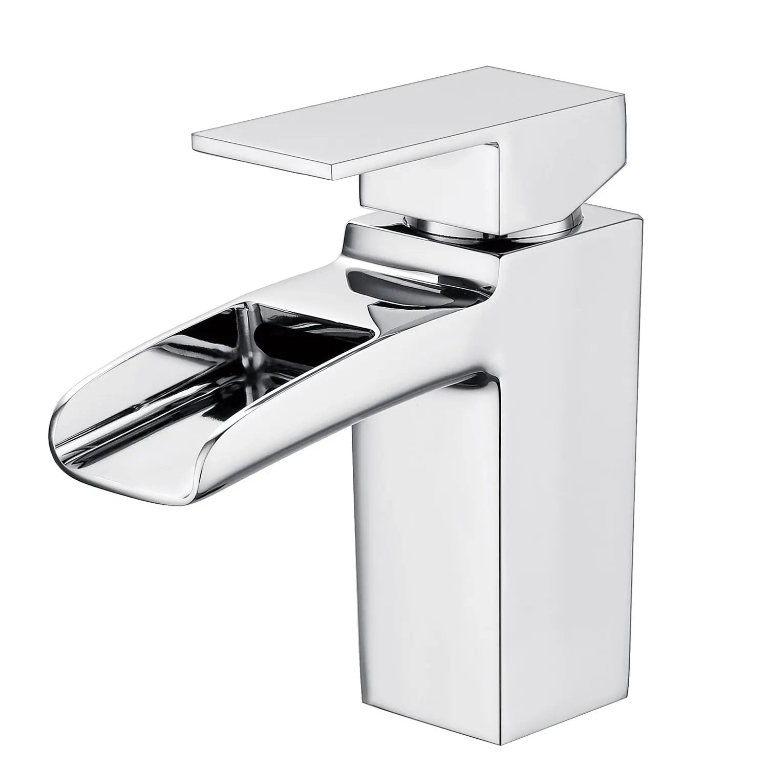 Single-Handle Single-Hole Bathroom Faucet - larahd